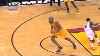 David West hits Mario Chalmers  NBA Eastern Conference finals game 2  2013 [upl. by Inman805]