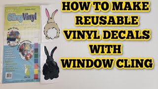 How to make Window Cling Snowmen with Your Cricut [upl. by Vidovic584]