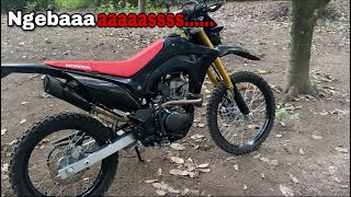 Knalpot Tridente F20 Fullsystem CRF 150L  suara mengebaskan [upl. by Immanuel]