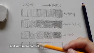 PENCIL  Basic Shading Techniques [upl. by Lou]