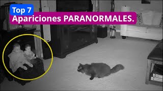 Top 7Encuentros Escalofriantes Captados En Cámara 3en3 paranormal paranormalactivity [upl. by Eignat]