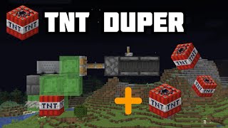 How to Make a TNT Duplicator AUTOMATIC Minecraft 118 [upl. by Ahserkal939]