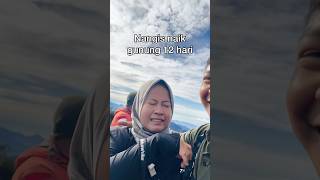 NANGIS 12 HARI NAIK GUNUNG 😭😭🔥 GUNUNG LEUSER leuser leuser pendaki pendakigunung gunung [upl. by Waldo]