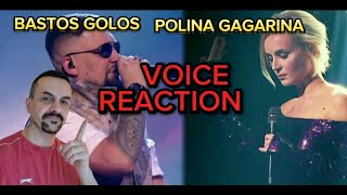 POLINA GAGARINA VOICE Полина Гагарина и Баста  Голос REACTION [upl. by Trah]