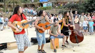 Rubén Blades  Pedro Navajas Cover MICROGUAGUA  Park Güell Barcelona [upl. by Oidgime242]