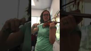 Jingle Bells beginner harmony violin [upl. by Inneg]