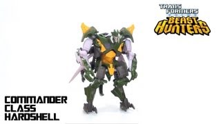 Video Review of the Transformers Prime Beast Hunters Cyberverse Hardshell [upl. by Ayotl]