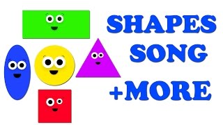 Shapes Song  abc Song  Finger Family  Plus More [upl. by Eenat778]