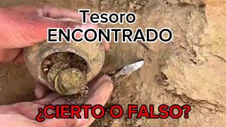 TESORO ESCONDIDO descubierto con DETECTOR DE METALES detectorismo [upl. by Tilden523]