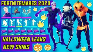 NEW All Halloween Skins Emotes Gliders Leaks Fortnitemares 2020 [upl. by Ramberg388]