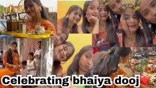 Celebrating bhai doojSubhi ke kapade m aag lag gayiExcitement for what [upl. by Goar]