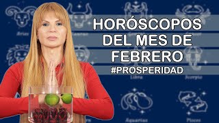 Horoscopos del Mes de Febrero Febrero MhoniVidente [upl. by Landes]