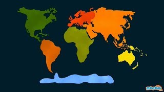 7 Continents of the World  Geography for Kids  Educational Videos by Mocomi [upl. by Lirbaj]