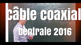 Corrigé 24 Concours Centrale Physique 2016 [upl. by Raney]