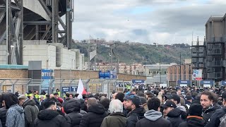 Napoli Verona fila infinita fuori al Maradona 😱 [upl. by Zina594]