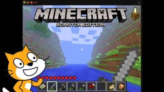 СПИДРАН ПО Minecraft 3D in Scratch v041  ИГРОК МУРИЛЬО [upl. by Nedrud539]