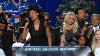 Heal the World  Michael Jackson Memorial Service  HD720p [upl. by Eudosia]