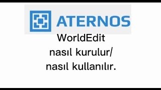 WorldEdit kullanımı ve kurulumu l Minecraft [upl. by Jenelle783]