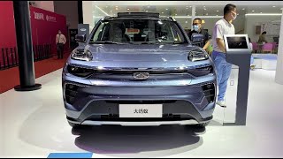 2021 Chery EQ5 Ant EV Walkaround—2021 ShangHai Motor Show—2021款奇瑞蚂蚁EV，外观与内饰高清实拍 [upl. by Aninotna]