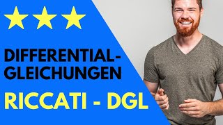 Riccati Differentialgleichungen DGL Einfach erklärt  Erkennen Beispiel lösen  AWP [upl. by Ennovy]