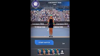 Cincinnati TB10 short TennisArena [upl. by Lynnea]