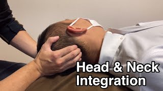 Head and neck myofascial release to integrate body system [upl. by Ellemaj]