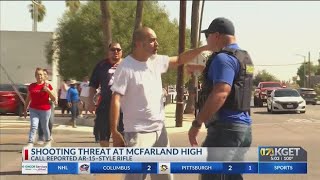 School shooting threat hit McFarland families [upl. by Firahs837]