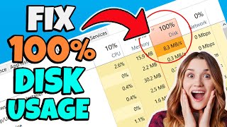 FIX 100 DISK USAGE in 2 Minutes Windows 1011 Easily Resolve 100 Disk Usage Issue [upl. by Nayllij174]