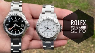 Rolex vs Grand Seiko  Explorer ii vs SBGN003 [upl. by Suicul]