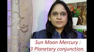 రవి చంద్ర బుధ Sun Moon Mercury conjunctions MS Astrology  Vedic Astrology in Telugu Series [upl. by Nellaf]