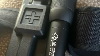 Duty belt update I love this flashlight All my stuff I brought will be in the description [upl. by Derzon573]