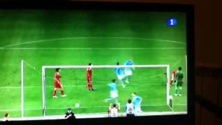 España 1  0 China Gol de Silva 3  6  2012 [upl. by Nomaid452]