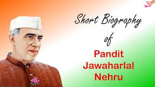 Childrens Day November 14th  Jawaharlal Nehru Short Biography in English  Kids Entry [upl. by Shivers]