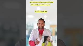 Aceclofenac and Paracetamol Tablets  Zerodol p Tablets use hindi [upl. by Rae397]