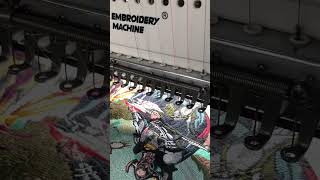 Turning my hoodie into an embroidered Warrior designembroiderymachine hoodie sweatshirt [upl. by Ainadi]