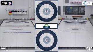 Sasktel Curling Stadium  Swift Current  Sheet 1 101824 [upl. by Domineca]