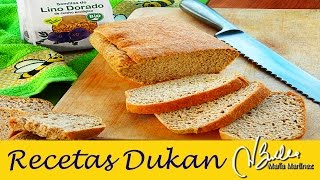 Pan de Linaza Dukan en Horno  Dukan Flaxmeal Bread Recipe [upl. by Nuahsak]