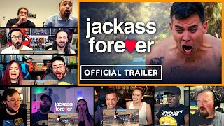 Jackass Forever  Official Trailer Reactions Squad [upl. by Eelyab]