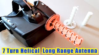 Long Range 58ghz 7 Turn High Gain Helical Antenna Build Tutorial [upl. by Ainattirb337]