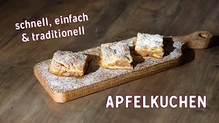 Apfelkuchen wie von Mama  schnelles und einfaches Dessert [upl. by Hsepid]