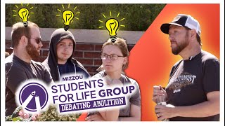 ProLife Student Group Debates Abolitionist [upl. by Audre]