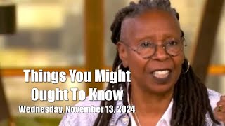 Whoopi Goldberg The World Wide Web Bread Pudding Day amp More  11132024 [upl. by Arne]