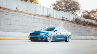 CHARGER SRT HELLCAT WIDEBODY FLYBY 4K [upl. by Suruat]