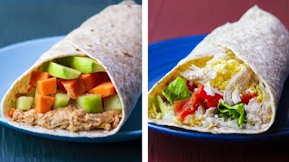 10 Healthy Wrap Recipes For Weight loss [upl. by Adoc]