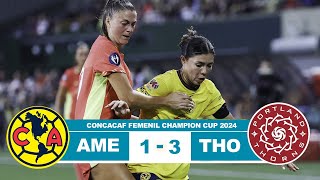 America Femenil vs Thorns 13 Resumen Goles 2024 [upl. by Michelina]