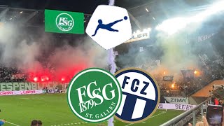 FC StGallen vs FC Zürich  Stadionvlog  DEBAKEL IN STGALLEN🤯 FC STGALLEN ÜBERROLLT DEN FCZ😮 [upl. by Yelsgnik]