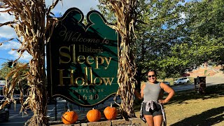 Sleepy Hollow NY Sleepy Hollow Cemetery Headless Horseman Welcome to Sleepy Hollow Sign and More [upl. by Analim]