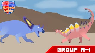 Ultimate Prehistoric Battle League A1 Chasmosaurus VS Chialingosaurus [upl. by Asennav306]