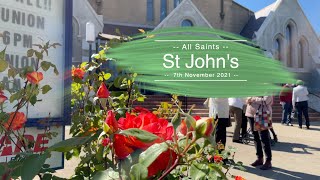 St Johns Online Service for 7th Nov 2021 [upl. by Areta389]