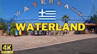 Exploring Aqua Park Waterland in Greece 2023  HD 1080p [upl. by Starling]